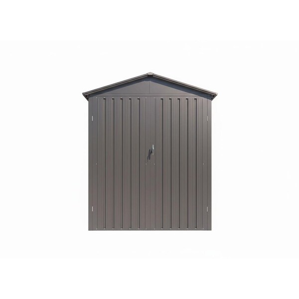 Motorcycle Outdoor Storage Shed With Window ,without tracks and